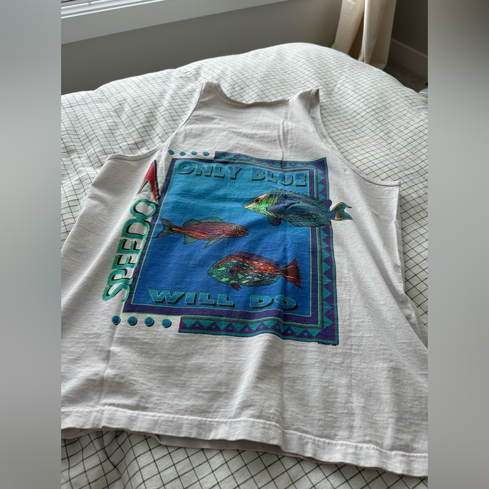 Vintage Speedo “Only Blue Will Do” Tank